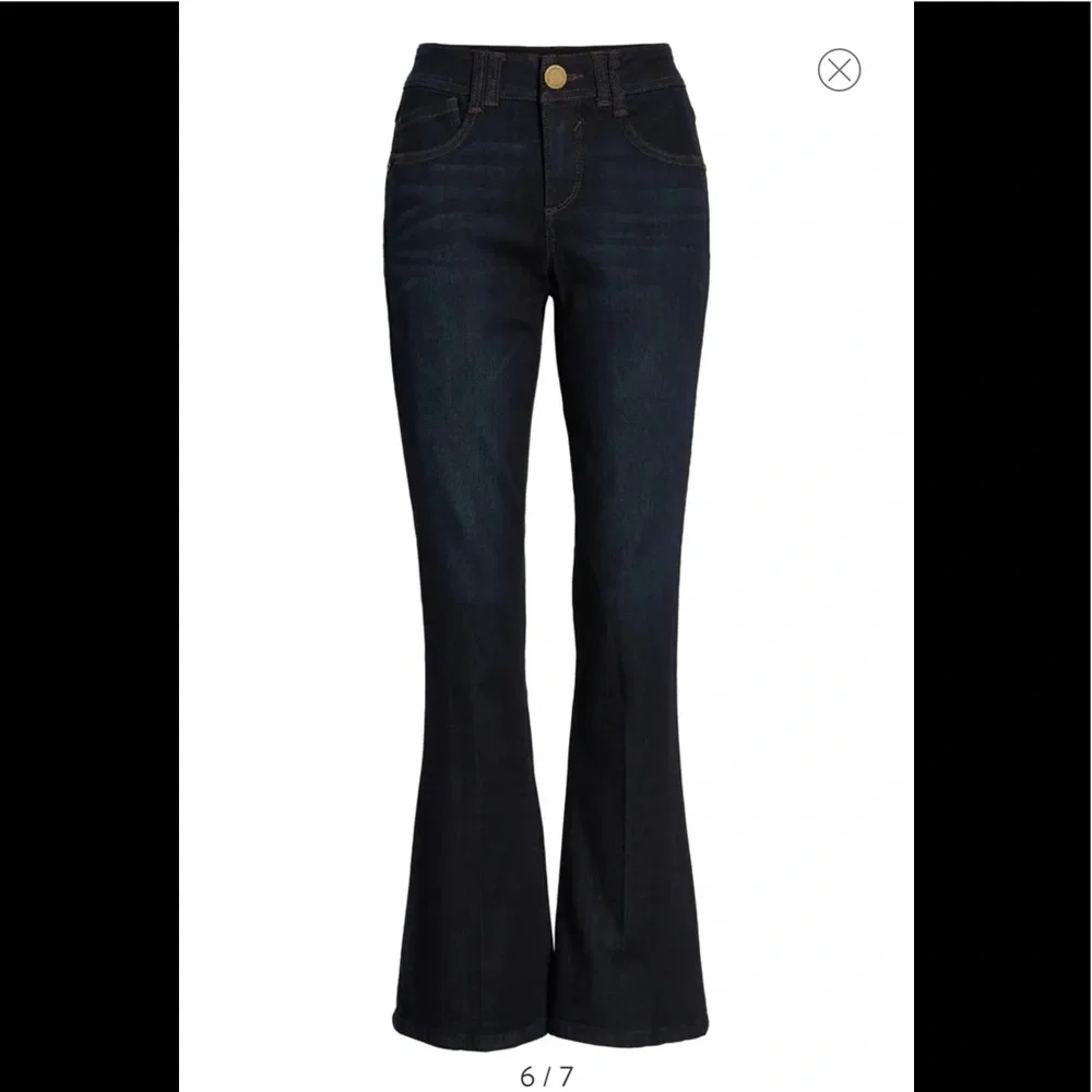 NWOT WIT & WISDOM Ab-Solution Itty Bitty Bootcut Jeans Size 10 - Picture 3 of 16